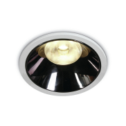 ONE Light COB LED Dark Light Range - Einbaustrahler - Ø 104 mm, Ø 94 mm Einbaumaß - inkl. 17,5W LED - weiß