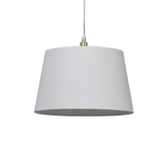 Konischer Lampenschirm Clyde Searchlight - Ø 30 x 19 cm - weiß