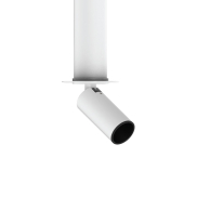 VK Lighting Coko - rahmenloser Aufbauspot mit Einbaurahmen - Ø 3,5 x 7,3 cm - Ø 50 mm Einbaugröße - 6W LED inkl. - weiß