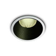 ONE Light COB Dark Light Range - Einbaustrahler - Ø 73 mm, Ø 67 mm Einbaugröße - 12W dimmbare LED inkl. - weiß - Lichtfarbe warmweiß