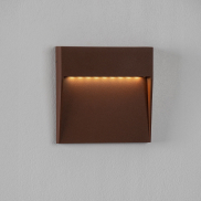 Nova Luce Fem - Außenwandleuchte - Ø 16 x 16 x 2,7 cm - 5W LED inkl. - IP54 - corten