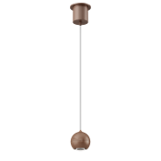 Artdelight Miami - pendelleuchte - Ø 10 x 218 cm - 10,8W dimmbares LED inkl. - gebürstetes bronze