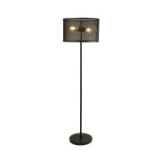 Searchlight Fishnet - Stehleuchte - 145 cm - mattschwarz