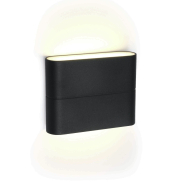 ONE Light Outdoor Slim Range - Außenwandleuchte - 11,5 x 9 x 2,8 cm - 2 x 3W LED inkl. - IP54 - anthrazit