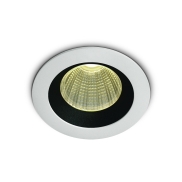 ONE Light 3W Dark Light Range - Einbaustrahler - Ø 50 mm, Ø 44 mm Einbaumaß - inkl. 3W LED - weiß und schwarz