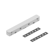 VK Lighting Eiva - magnetisches Schienensystem - elektrischer und mechanischer Anschluss für Einbauprofil - weiß