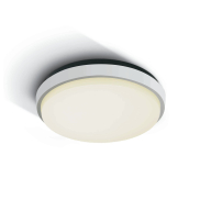 ONE Light Outdoor Slim LED - Außen-Deckenleuchte - Ø 30 x 4,9 cm - 30W LED inkl. - IP54 - weiß