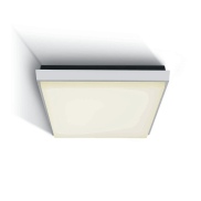 ONE Light Outdoor Slim LED - Außen-Deckenleuchte - 23,8 x 23,8 x 4,6 cm - 25W LED inkl. - IP54 - weiß