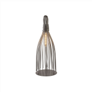 Searchlight Caraffe - Tischleuchte - 78 cm - grau