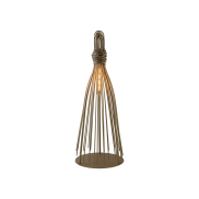 Searchlight Caraffe - Tischleuchte - 78 cm - champagner