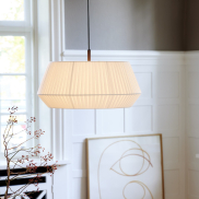 Nordlux Dicte 53 - Hängelampe - Ø 53 x 29 cm - weiß