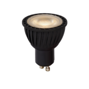 Lucide LED-Strahler - gedimmt bis warm - Ø 5 x 5,5 cm - GU10 - 5W - 3000K bis 2200K - schwarz