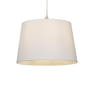Kegelförmiger Lampenschirm Clyde Searchlight - Ø 40 x 26 cm - weiß