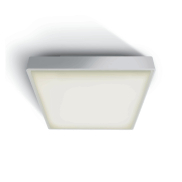 ONE Light E27 Plafo Outdoor Square - Deckenleuchte für den Außenbereich - 29,5 x 29,5 x 10,5 cm - IP65 - weiß