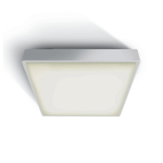 ONE Light E27 Plafo Outdoor Square - Deckenleuchte für den Außenbereich - 22,1 x 22,1 x 9,3 cm - IP65 - weiß