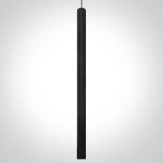 ONE Light Spots auf Schiene - Pendelleuchte - Dreiphasen-Schienensystem - Ø 3,2 x 60 cm - 8W LED inklusive - schwarz
