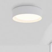 Nova Luce Oby - deckenleuchte - Ø 45 x 12 cm - 30W LED dimmbare inkl. - sand weiß