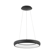 Nova Luce Albi - Pendelleuchte - Ø 41 x 120 cm - 32W dimmbare LED inkl. - Sand schwarz
