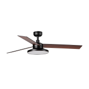 Faro Rudder Tak 3 L - deckenventilator mit licht - Ø 132 - matt schwarz - 4000K