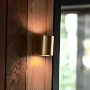 Nordlux Canto 2 - Außenwandleuchte - 8,7 x 10,4 cm - 2 x 6W LED inkl. - IP44 - Messing
