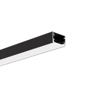 KLUS Glaza-ll - LED-Profil - 2,62 x 1,62 cm - schwarz