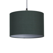 Searchlight Clyde Trommel-Lampenschirm – Ø 30 x 20 cm – grün