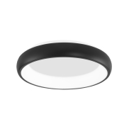 Nova Luce Albi - Deckenleuchte - Ø 41 x 8,5 cm - 32W dimmbare LED inkl. - Sand schwarz