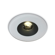 ONE Light Bathroom Range - Einbaustrahler - Ø 110 mm, Ø 94 mm Einbaumaß - 6W LED inkl. - IP65 - weiß