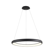 Nova Luce Albi - Hängeleuchte - Ø 81 x 120 cm - 80W dimmbare LED inkl. - schwarz