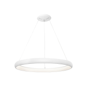 Nova Luce Albi - Pendelleuchte - Ø 81 x 120 cm - 80W dimmbare LED inkl - weiß