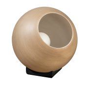ETH Orb Saturn - tischleuchte - Ø 35 x 41 cm - schwarz und taupe