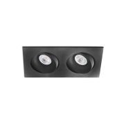 Faro Argon - Einbaustrahler - 232 x 115 mm, 220 x 102 mm Einbaumaß - mattschwarz
