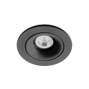 Faro Argon - Einbaustrahler - Ø 114 mm, Ø 100 mm Einbaugröße - mattschwarz