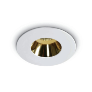 ONE Light Chill Out Range - Einbaustrahler - Ø 79 mm, Ø 70 mm Einbaugröße - weiß und gold