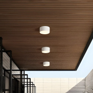Nova Luce Judi - Deckenleuchte - Ø 12 x 6 cm - 10W LED inkl. - IP65 - weiß
