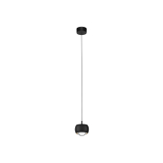 Nova Luce Conga - Hängelampe - Ø 9,6 x 140 cm - 13W LED inkl. - sand schwarz