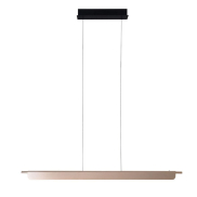 Maxlight Jo-Jo - Pendelleuchte - 124 x 6 x 195 cm - 40W LED inkl - 2700K-5500K - gold und schwarz