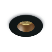 ONE Light Chill Out Range - Einbaustrahler - Ø 79 mm, Ø 70 mm Einbaugröße - Schwarz und Messing