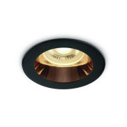 ONE Light Chill Out Range - Einbaustrahler - Ø 79 mm, Ø 70 mm Einbaugröße - Schwarz und Kupfer
