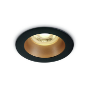 ONE Light Chill Out Range - Einbaustrahler - Ø 79 mm, Ø 70 mm Einbaugröße - Schwarz und Messing