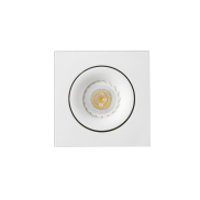 Faro Argon - Einbaustrahler - 115 x 115 mm, 100 x 100 mm Einbaumaß - mattweiß