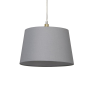 Konischer Lampenschirm Clyde Searchlight - Ø 30 x 19 cm - grau