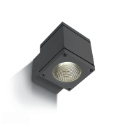ONE Light Outdoor Wall Cylinders - Außenwandleuchte - 8 x 11,3 x 9,5 cm - 6W LED inkl. - IP54 - anthrazit