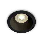 ONE Light - Dark Light Range - Einbaustrahler - Ø 85 mm, Ø 68 mm Einbaugröße - schwarz