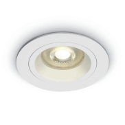 ONE Light Dark Light Dual Ring - Einbaustrahler - Ø 92 mm, Ø 78 mm Einbaumaß - weiß