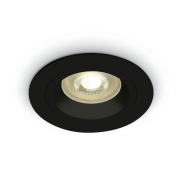 ONE Light Dark Light Dual Ring - Einbaustrahler - Ø 92 mm, Ø 78 mm Einbaugröße - schwarz