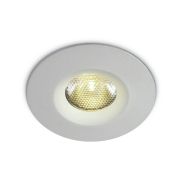 ONE Light - Einbaustrahler - Ø 46 mm, Ø 38 mm Einbaumaß - 3W dimmbare LED inkl. - IP65 - weiß
