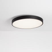 Nova Luce Perfect Profile - Deckenleuchte mit Fernbedienung (inkl.) - Ø 40 x 10 cm - 20W dimmbare LED inkl. - 2700K-6000K - schwarz