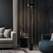 Nova Luce Thea - Stehleuchte - Ø 20 x 135 cm - 17W  LED inkl. - schwarz