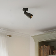 VK Lighting Iluma - Wand- und Deckenleuchte - Ø 8 x 17,8 cm - schwarz